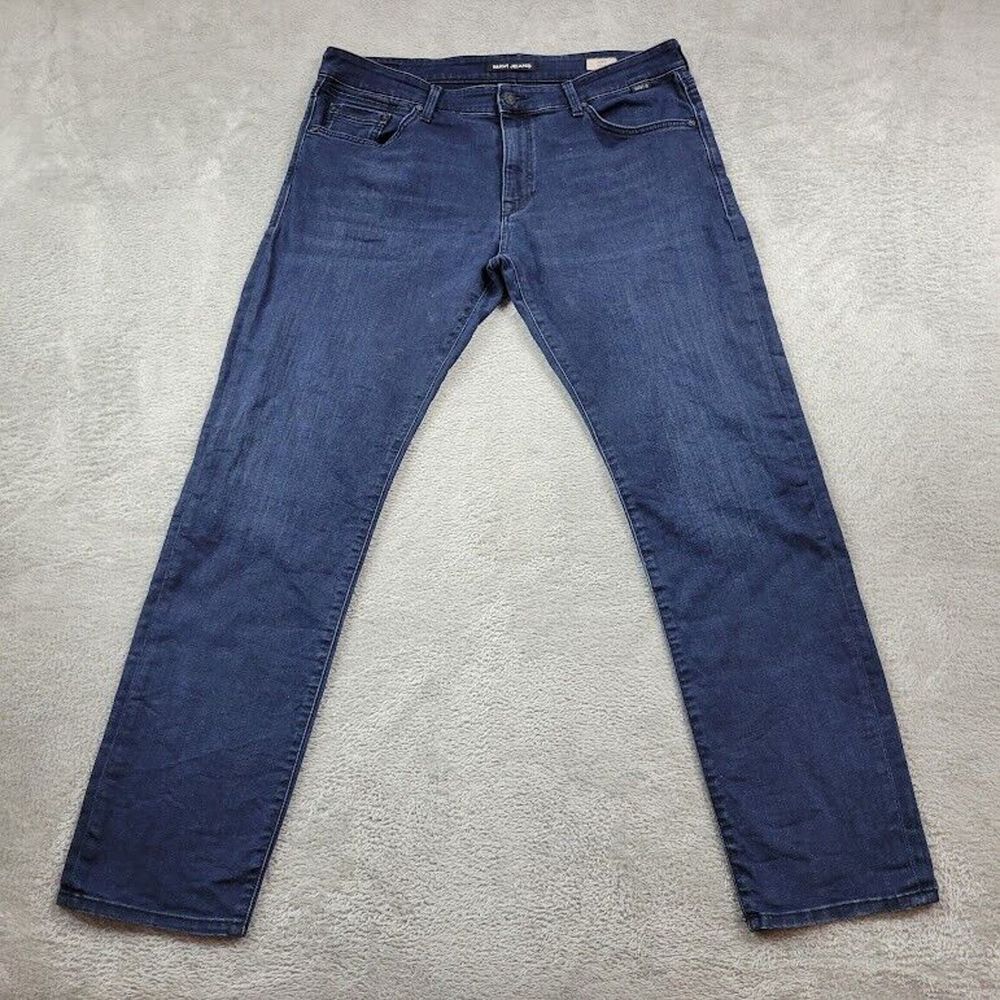 Mavi Jeans Jake Slim Leg‎ Mens 36X32 Blue Stretch Baggy 2000s Y2K